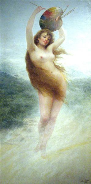 Painting (Allegory), 1892 - Хосе Феррас де Алмейда Жуніор