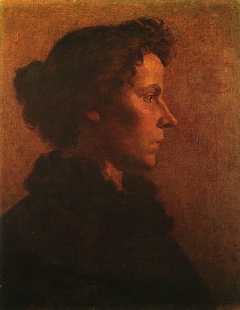 Perfil de mulher, 1882 - Almeida Júnior