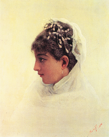 The bride, 1886 - Хосе Феррас де Алмейда Жуніор