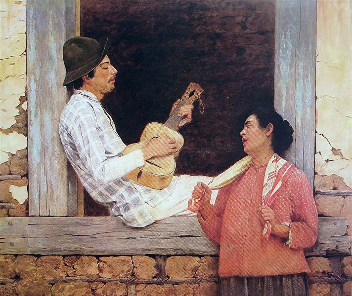 O Violeiro, 1899 - Almeida Júnior