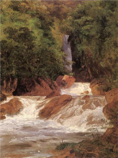 Cascada de Tuxpango, 1874 - Хосе Марія Веласко