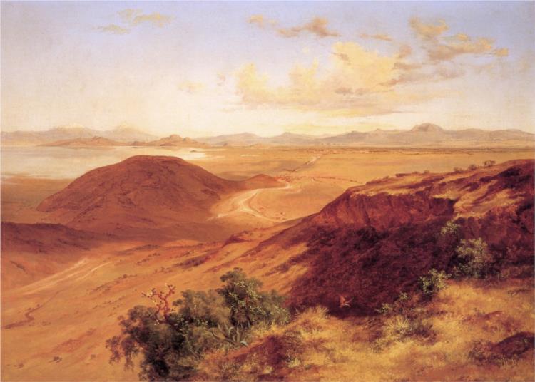 Valle de México desde el cerro de Santa Isabel, 1884 - Jose Maria Velasco