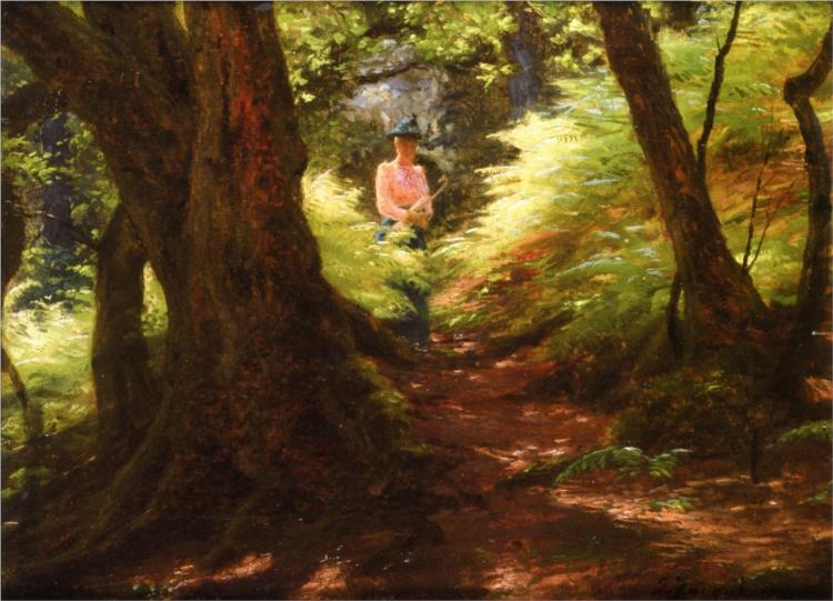 The Forest Path - Joseph Farquharson