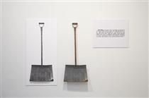 One and Three Shovels - Joseph Kosuth