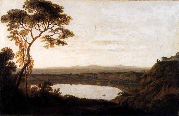 Lake Albano, c.1790 - c.1792 - Джозеф Райт