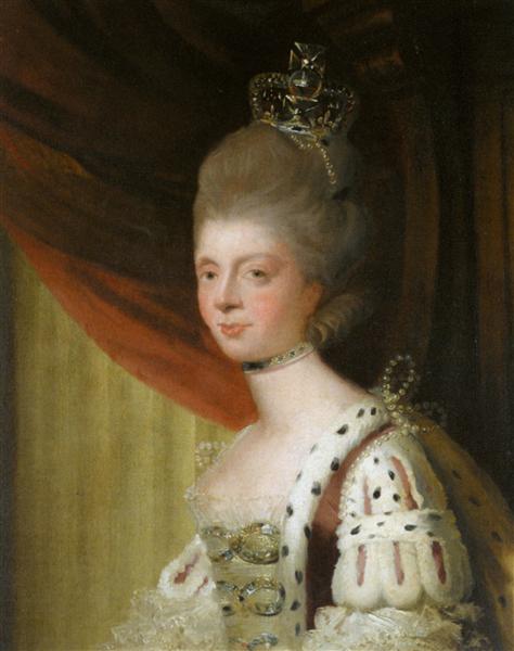Portrait of Queen Charlotte - Джошуа Рейнольдс