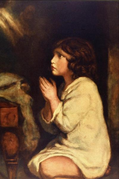 The Infant Samuel at Prayer - 約書亞·雷諾茲