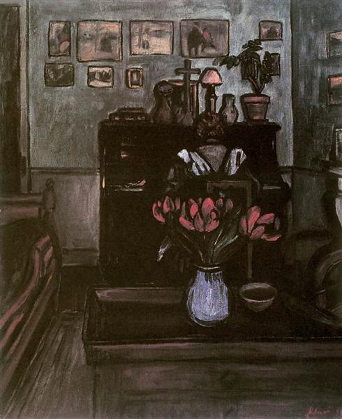 Twilight in an Intimate Room, 1892 - Йожеф Ріпль-Ронаї