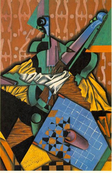 Photograph of Violin and Checkerboard, 1913 - Juan Gris