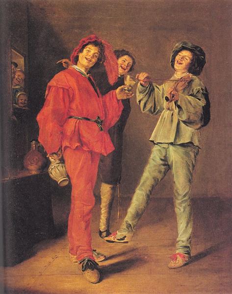Three Boys Merry-making, 1629 - 1631 - Юдит Лейстер