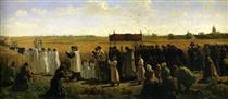 The Blessing of the Wheat in Artois - Жюль Бретон