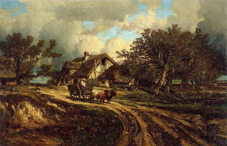 Village Landscape, 1844 - Jules Dupre