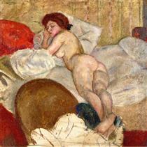 In the Hotel Room - Jules Pascin