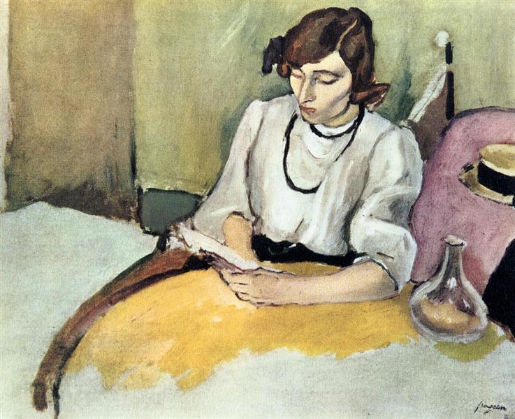 Portrait of Hermine David, 1910 - Жуль Паскін
