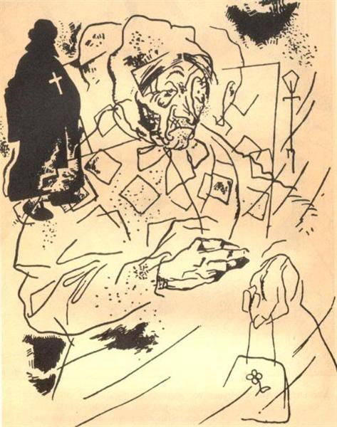 Illustration to Aleksander Blok's poem 'The Twelve', 1918 - Juri Pawlowitsch Annenkow