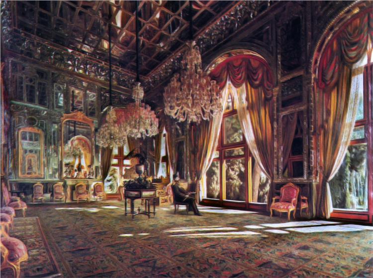 Mirror Hall, 1885 - 1890 - Камаль-оль-Мольк