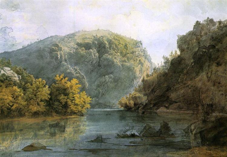 The Delaware Water Gap - Карл Бодмер