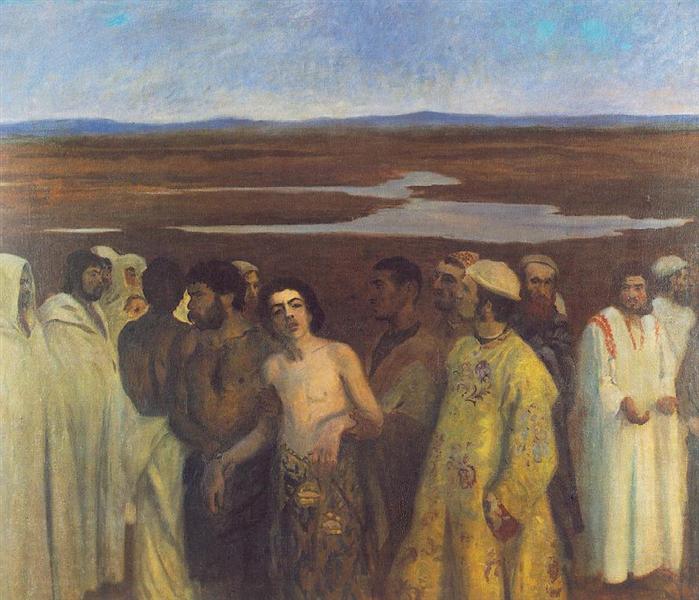 Joseph Sold into Slavery by His Brothers, 1900 - Карой Ференці