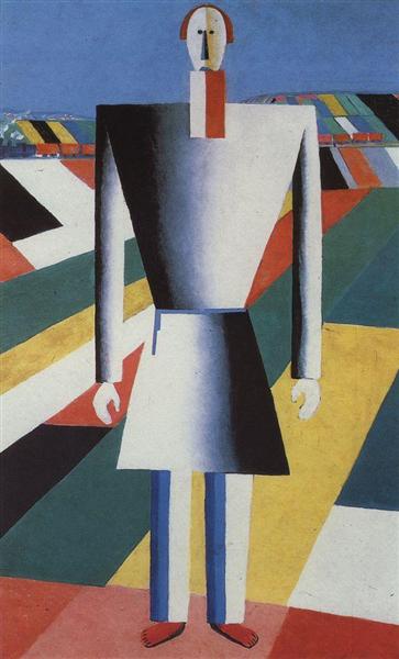 Peasant in the Fields, 1929 - Kazimir Malevich