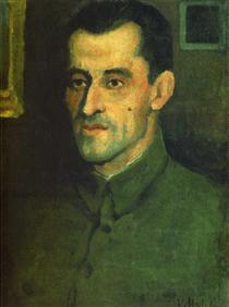 Portrait of V.A.Pavlov - Kasimir Malevitch