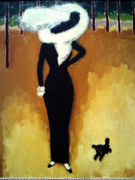 Parisian lady, 1910 - Кес ван Донген