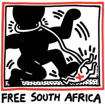 Free South Africa - Keith Haring