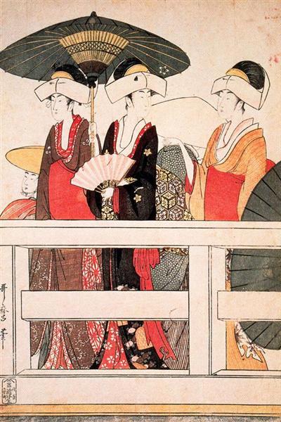 Drunken Courtesan - Utamaro
