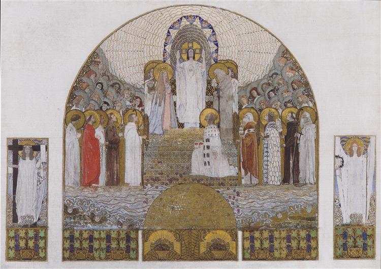 Am Steinhof Church, mosaic design for the main altar, 1905 - Koloman Moser