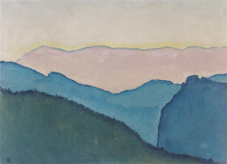 Mountain ranges, 1913 - Коломан Мозер