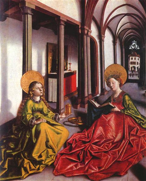 St. Catherine and Mary Magdalene, c.1440 - Konrad Witz