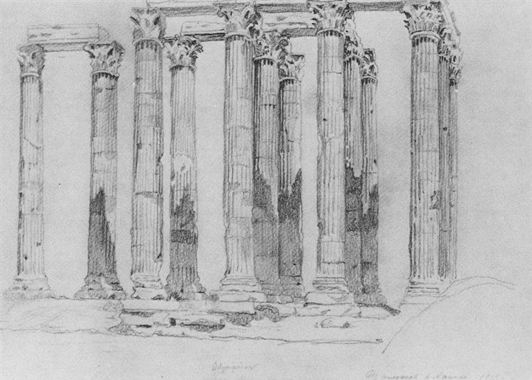 Развалины храма, 1909 - Константин Богаевский