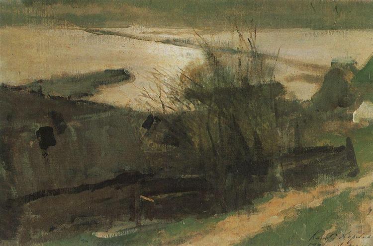 On the Oka (River), 1892 - Konstantín Korovin