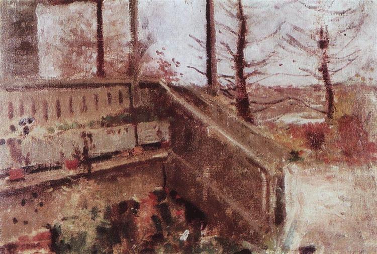 Terrace in Zhukovka, 1888 - Konstantin Alexejewitsch Korowin