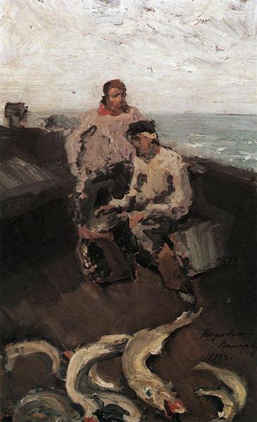 The Pomors, 1894 - Konstantín Korovin