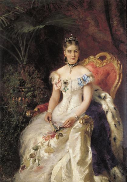 Portrait of Countess Maria Mikhailovna Volkonskaya, 1905 - Konstantin Makovsky