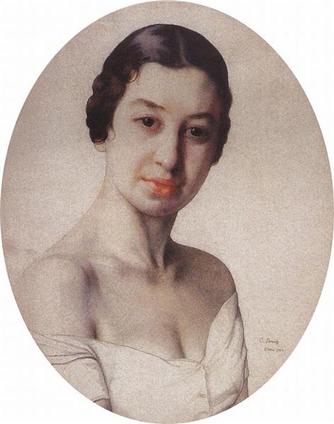 Portrait of B. Popova (Paris), 1926 - Konstantin Somov