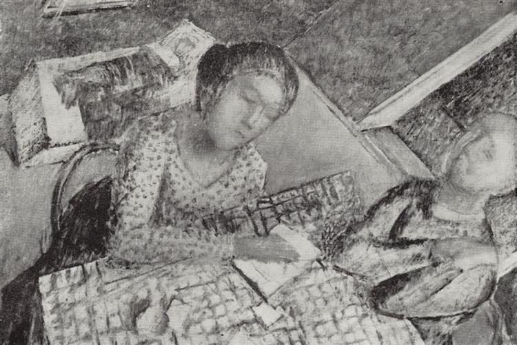 Этюд сферической перспективы, 1921 - Кузьма Петров-Водкин