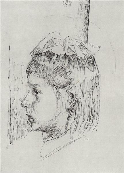 Portrait of a Girl, 1921 - Kuzma Petrov-Vodkin