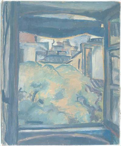 Vue sur les toits de Paris, 1917 - Ле Корбюзье