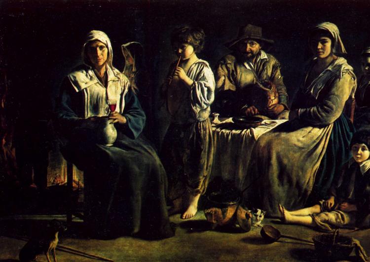 The Family of the peasants, c.1640 - Брати Лєнен