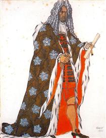 Costume design for The Master of Ceremonies, from Sleeping Beauty - Leon Bakst