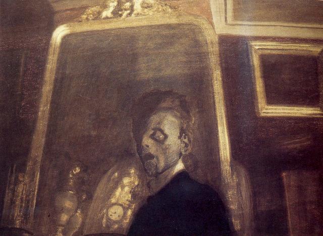 Self-Portrait in Mirror, 1908 - Leon Spilliaert