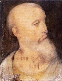 Head of St. Andrew - Léonard de Vinci