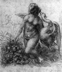 Leda and the Swan - Леонардо да Вінчі
