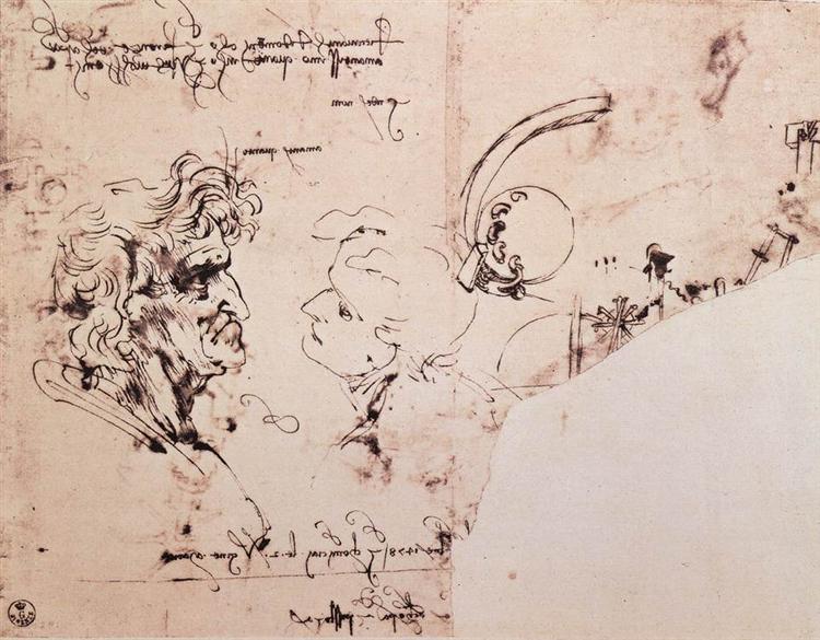 Study sheet, 1478 - Леонардо да Вінчі