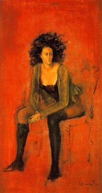 Retrato de Meret Oppenheim - Leonor Fini