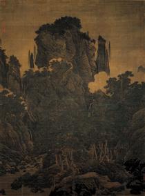 Wind in the Pines Among a Myriad Valleys - Li Tang