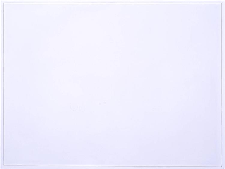 Monochrome White Painting, 1963 - Li Yuan-chia