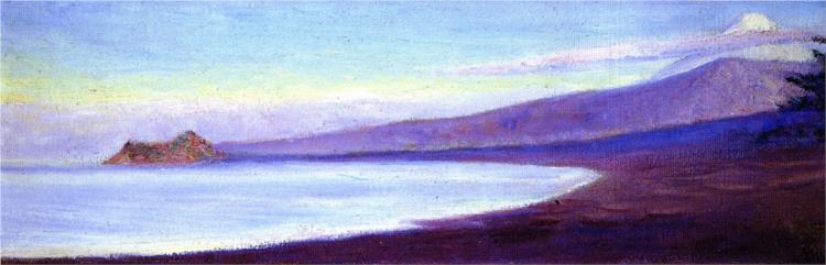 Fuji from Lava Beach, 1901 - Лила Кэбот Перри