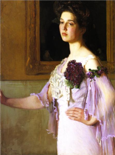 Mrs. Joseph Clark Grew [Alice Perry Grew], 1904 - Lilla Cabot Perry